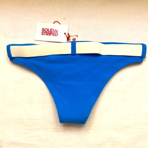 Solid & Striped the Rachel azure belt bikini bottom size XS - Picture 2 of 6